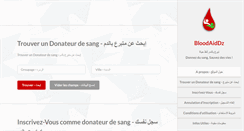 Desktop Screenshot of bloodaid-dz.org